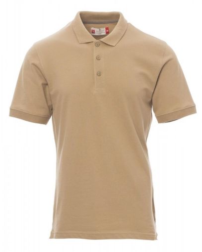Тениска с яка Venice Warm Brown - Бежов