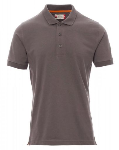 Тениска с яка Venice Smoke - Тъмно Сив
