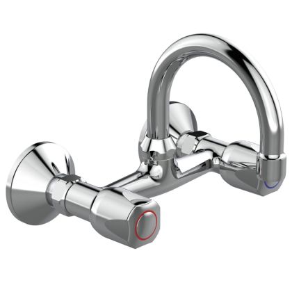 Смесител стенен за умивалник ISKAR B1392AA