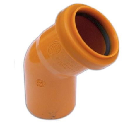Дъга Ф50 mm, 45° PVC