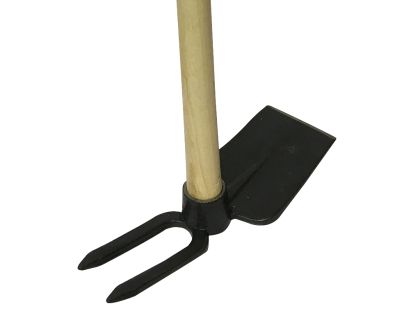 Мотика двустранна с два зъба 260x90mm с дръжка 120cm