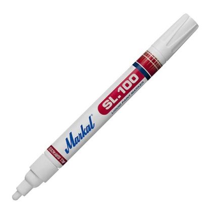 Маркер с течна боя MARKAL SL.100 - бял