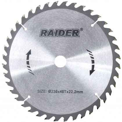 Диск циркулярен 230 x 22.2 mm, 40 зъба HM