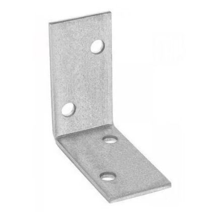 Планка Ъгъл KM 0 - 40x40/20mm, t=2mm, Цинк