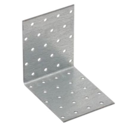 Планка Ъгъл KM12 - 100x100/80mm, t=2mm, Цинк