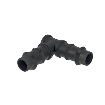 Коляно за капков маркуч, Ф16x16mm, оребрено