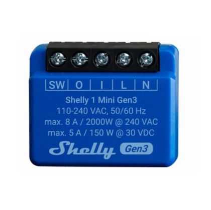 Смарт реле Shelly 1 Mini Gen3