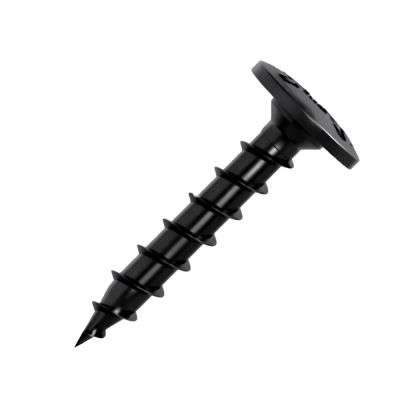 Винт за дърво TORNADO с плоска глава 8 x 50 mm, черен