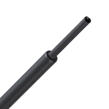 Термосвиваем шлаух с лепилен слой, Ф24-8mm, 1m, черен,  EL301A 