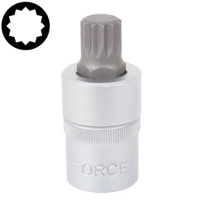 Вложка 1/2" накрайник XZN M14 x  55mm FORCE 34805514