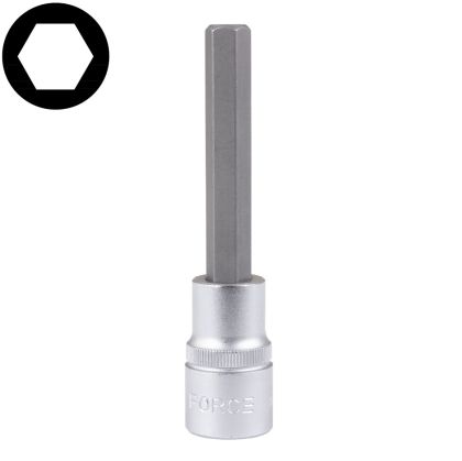 Вложка 1/2" накрайник шестограм HEX 6 x 100mm FORCE 34410006