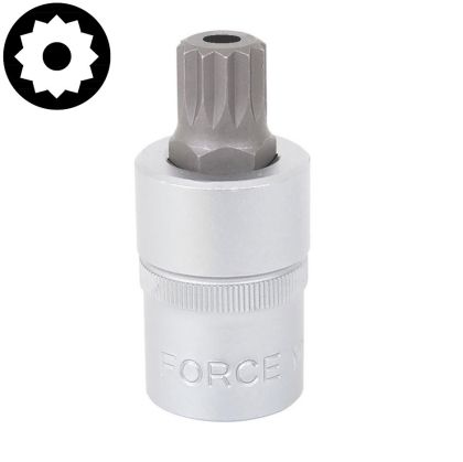 Вложка 1/2" накрайник XZN M16H x 55mm FORCE 34810016T