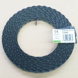 Перфолента PVM 12 x 0.7 mm, 10 m, Черна
