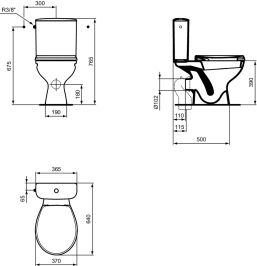 WC комплект UlysseS W837401