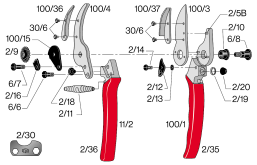НОЖИЦА ЗА БРАНЕ НА ЦВЕТЯ FELCO 100