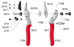 ПОДЛОЖКА С БОЛТОВЕ ЗА FELCO 32