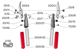 ОСТРИЕ РЕЖЕЩО ЗА FELCO 200A/200C