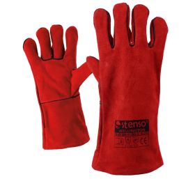 Ръкавици за заваряване, кожени 35 cm