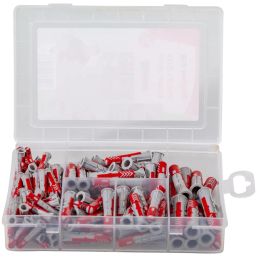 Комплект дюбел Ф6, 8, 10 mm FISCHER DuoPower, 132 броя