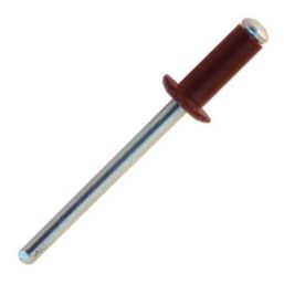 Попнит Стандартен Al/St, RAL8014 Кафяв - Ф 4.0 x 8 mm