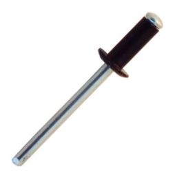 Попнит Стандартен Al/St, RAL9005 Черен - Ф 4.0 x 8 mm