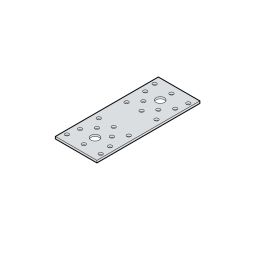 Планка Права LP2 - 140x55mm, t=2.5mm, Цинк