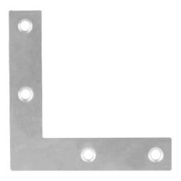 Планка Ъгъл плосък NA 60x60/10mm, t=2mm, Цинк
