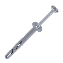 Пирон дюбел, широка периферия, Ф 6 х 80 mm, PE