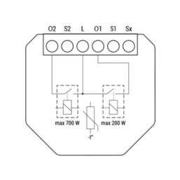 Смарт реле Shelly 2L Gen3