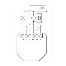 Смарт реле Shelly 2L Gen3