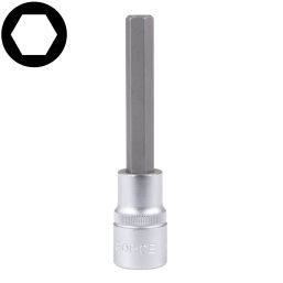 Вложка 1/2" накрайник шестограм HEX 6 x 100mm FORCE 34410006